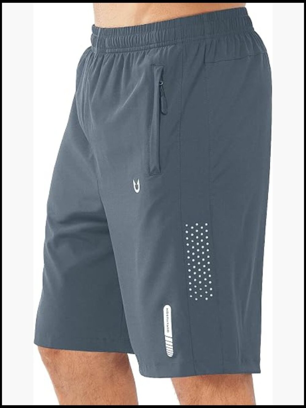 Men's Athletic Running Shorts 3 Zipper Pockets Quick Dry Lightweight 7/9/5 inch